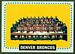 1964 Topps Broncos Team football card