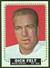 1964 Topps Dick Felt football card
