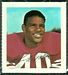 1964 Wheaties Stamps football card #74: Abe Woodson