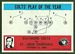 1965 Philadelphia Colts Play of the Year football card