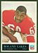 1965 Philadelphia Roland Lakes football card