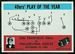 1965 Philadelphia football card #182: 49ers Play of the Year