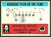 1965 Philadelphia Redskins Play of the Year football card