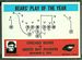 1965 Philadelphia Bears Play of the Year football card
