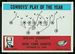 1965 Philadelphia Cowboys Play of the Year football card