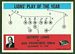 1965 Philadelphia football card #70: Lions Play of the Year