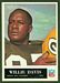 1965 Philadelphia football card #73: Willie Davis