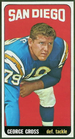 1965 Topps George Gross football card