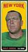 1965 Topps Curley Johnson football card