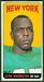 1965 Topps Clyde Washington football card