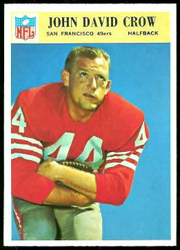 1966 Philadelphia John David Crow football card