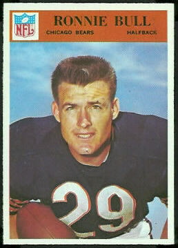 Ron Bull 1966 Philadelphia football card