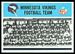 1966 Philadelphia football card #105: Vikings Team