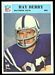 1966 Philadelphia Raymond Berry football card