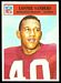 1966 Philadelphia Lonnie Sanders football card