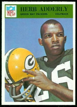 1966 Philadelphia Herb Adderley football card