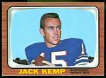 Jack Kemp 1966 Topps football card