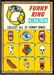 1966 Topps Funny Ring Checklist football card