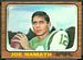 1966 Topps Joe Namath football card