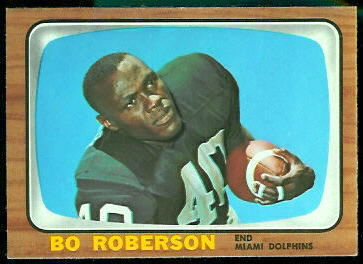 1966 Topps Bo Roberson football card