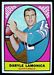 1967 Milton Bradley Daryle Lamonica football card