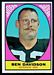 1967 Milton Bradley football card #116: Ben Davidson