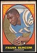 1967 Milton Bradley football card #130: Frank Buncom