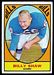1967 Milton Bradley Billy Shaw football card