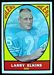 1967 Milton Bradley football card #49: Larry Elkins