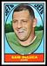 1967 Milton Bradley Sam DeLuca football card