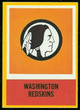 Redskins Insignia 1967 Philadelphia football card