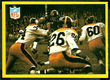 1967 Philadelphia New York Giants play football card