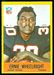 1967 Philadelphia Ernie Wheelwright football card