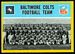 1967 Philadelphia Colts Team football card