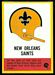 1967 Philadelphia Saints Insignia football card