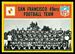 1967 Philadelphia 49ers Team football card