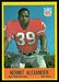 1967 Philadelphia football card #170: Kermit Alexander