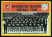 1967 Philadelphia football card #181: Redskins Team