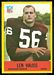 1967 Philadelphia football card #184: Len Hauss