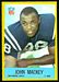 1967 Philadelphia John Mackey football card