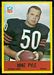 Mike Pyle - 1967 Philadelphia football card #34