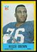 1967 Philadelphia Roger Brown football card