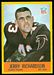 1967 Philadelphia Jerry Richardson football card