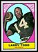 1967 Topps Larry Todd football card