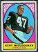 1967 Topps football card #112: Kent McCloughan