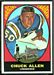 1967 Topps football card #129: Chuck Allen