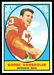1967 Topps Goose Gonsoulin football card