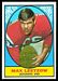 1967 Topps football card #40: Max Leetzow