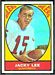 1967 Topps Jack Lee football card