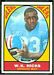 W.K. Hicks - 1967 Topps football card #50